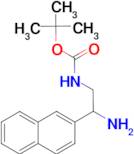 tert-butyl N-[2-amino-2-(naphthalen-2-yl)ethyl]carbamate