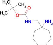 tert-butyl N-[(1-aminocycloheptyl)methyl]carbamate