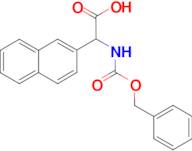 2-{[(benzyloxy)carbonyl]amino}-2-(naphthalen-2-yl)acetic acid