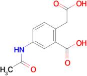 2-(carboxymethyl)-5-acetamidobenzoic acid