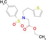 ethyl 2-{N-[2-(thiophen-2-yl)ethyl]4-methylbenzenesulfonamido}acetate