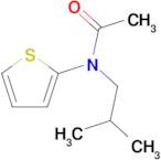 N-(2-methylpropyl)-N-(thiophen-2-yl)acetamide