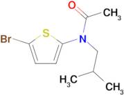 N-(5-bromothiophen-2-yl)-N-(2-methylpropyl)acetamide