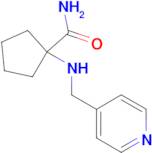 1-{[(pyridin-4-yl)methyl]amino}cyclopentane-1-carboxamide