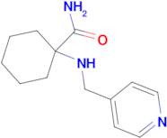 1-{[(pyridin-4-yl)methyl]amino}cyclohexane-1-carboxamide