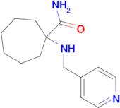 1-{[(pyridin-4-yl)methyl]amino}cycloheptane-1-carboxamide