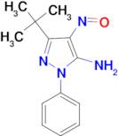 3-tert-butyl-4-nitroso-1-phenyl-1H-pyrazol-5-amine