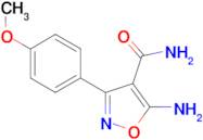 5-Amino-3-(4-methoxyphenyl)isoxazole-4-carboxamide