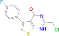 2-(Chloromethyl)-5-(4-fluorophenyl)thieno[2,3-d]pyrimidin-4-ol