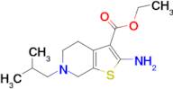 Ethyl 2-amino-6-isobutyl-4,5,6,7-tetrahydrothieno[2,3-c]pyridine-3-carboxylate