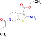 Ethyl 2-amino-6-butyryl-4,5,6,7-tetrahydrothieno[2,3-c]pyridine-3-carboxylate