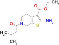 Ethyl 2-amino-6-(3-methylbutanoyl)-4,5,6,7-tetrahydrothieno[2,3-c]pyridine-3-carboxylate