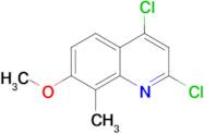 2,4-DICHLORO-7-METHOXY-8-METHYL-QUINOLINE