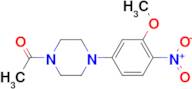 1-(4-(3-METHOXY-4-NITROPHENYL)PIPERAZIN-1-YL)ETHANONE