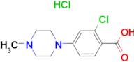2-CHLORO-4-(4-METHYLPIPERAZIN-1-YL)BENZOIC ACID HCL