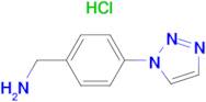 (4-(1H-1,2,3-TRIAZOL-1-YL)PHENYL)METHANAMINE HCL