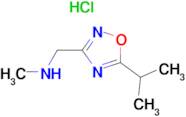 1-(5-ISOPROPYL-1,2,4-OXADIAZOL-3-YL)-N-METHYLMETHANAMINE HCL
