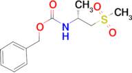 (2-METHANESULFONYL-1-METHYL-ETHYL)-CARBAMIC ACID BENZYL ESTER