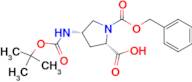 (2S,4S)-1-(BENZYLOXYCARBONYL)-4-(TERT-BUTOXYCARBONYLAMINO)PYRROLIDINE-2-CARBOXYLIC ACID