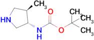 (3S,4R)-(4-METHYL-PYRROLIDIN-3-YL)-CARBAMIC ACID TERT-BUTYL ESTER