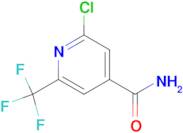 2-CHLORO-6-(TRIFLUOROMETHYL)PYRIDINE-4-CARBOXAMIDE