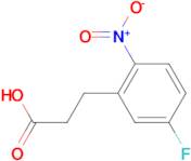 3-(5-FLUORO-2-NITROPHENYL)PROPANOIC ACID