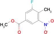 3-FLUORO-4-METHYL-5-NITRO-BENZOIC ACID METHYL ESTER