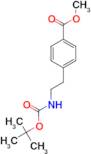 4-[2-[[(1,1-DIMETHYLETHOXY)CARBONYL]AMINO]ETHYL]-BENZOIC ACID METHYL ESTER