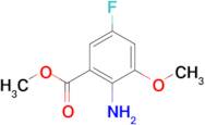 METHYL 2-AMINO-5-FLUORO-3-METHOXYBENZOATE