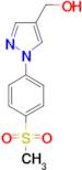 (1-(4-(METHYLSULFONYL)PHENYL)-1H-PYRAZOL-4-YL)METHANOL