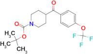 TERT-BUTYL 4-(4-(TRIFLUOROMETHOXY)BENZOYL)PIPERIDINE-1-CARBOXYLATE