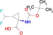 (1R,2R)-1-((TERT-BUTOXYCARBONYL)AMINO)-2-(DIFLUOROMETHYL)CYCLOPROPANECARBOXYLIC ACID