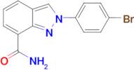 2-(4-BROMOPHENYL)-2H-INDAZOLE-7-CARBOXAMIDE