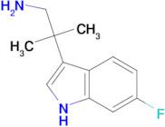 2-(6-FLUORO-1H-INDOL-3-YL)-2-METHYLPROPAN-1-AMINE