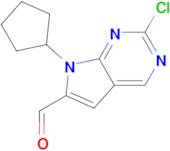 2-CHLORO-7-CYCLOPENTYL-7H-PYRROLO[2,3-D]PYRIMIDINE-6-CARBALDEHYDE