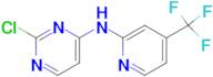 2-CHLORO-N-(4-(TRIFLUOROMETHYL)PYRIDIN-2-YL)PYRIMIDIN-4-AMINE