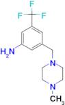 3-((4-METHYLPIPERAZIN-1-YL)METHYL)-5-(TRIFLUOROMETHYL)ANILINE