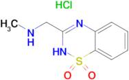3-((METHYLAMINO)METHYL)-4H-BENZO[E][1,2,4]THIADIAZINE 1,1-DIOXIDE HCL