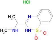 3-(1-(METHYLAMINO)ETHYL)-4H-BENZO[E][1,2,4]THIADIAZINE 1,1-DIOXIDE HCL