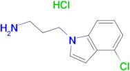 3-(4-CHLORO-1H-INDOL-1-YL)PROPAN-1-AMINE HCL