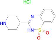 3-(PIPERIDIN-4-YL)-2H-BENZO[E][1,2,4]THIADIAZINE 1,1-DIOXIDE HCL