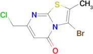 3-BROMO-7-(CHLOROMETHYL)-2-METHYL-5H-THIAZOLO[3,2-A]PYRIMIDIN-5-ONE