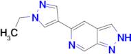 5-(1-ETHYL-1H-PYRAZOL-4-YL)-1H-PYRAZOLO[3,4-C]PYRIDINE