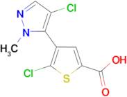 5-CHLORO-4-(4-CHLORO-1-METHYL-1H-PYRAZOL-5-YL)THIOPHENE-2-CARBOXYLIC ACID