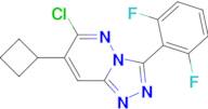 6-CHLORO-7-CYCLOBUTYL-3-(2,6-DIFLUOROPHENYL)-[1,2,4]TRIAZOLO[4,3-B]PYRIDAZINE