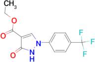 ETHYL 3-HYDROXY-1-(4-(TRIFLUOROMETHYL)PHENYL)-1H-PYRAZOLE-4-CARBOXYLATE