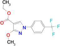 ETHYL 3-METHOXY-1-(4-(TRIFLUOROMETHYL)PHENYL)-1H-PYRAZOLE-4-CARBOXYLATE