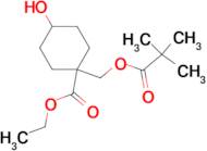 ETHYL 4-HYDROXY-1-((PIVALOYLOXY)METHYL)CYCLOHEXANECARBOXYLATE