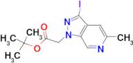 TERT-BUTYL 2-(3-IODO-5-METHYL-1H-PYRAZOLO[3,4-C]PYRIDIN-1-YL)ACETATE