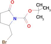 TERT-BUTYL 2-(BROMOMETHYL)-5-OXOPYRROLIDINE-1-CARBOXYLATE